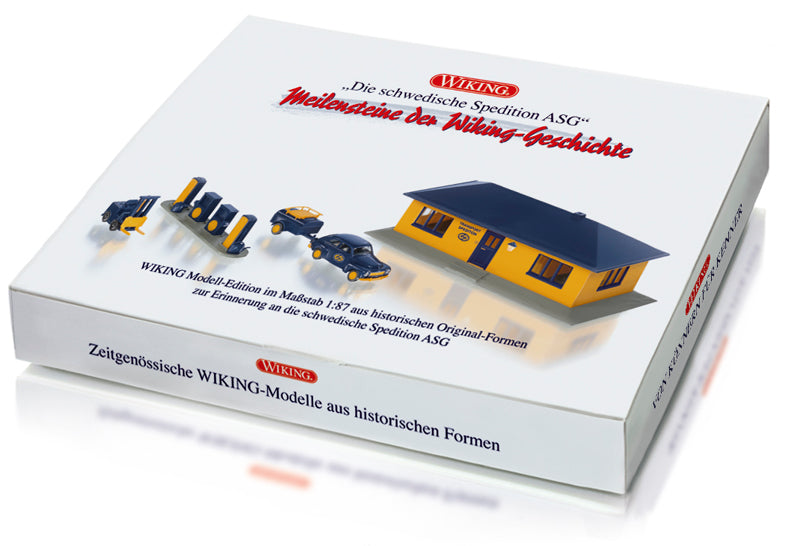 Wiking 099094 1/87 Scale ASG - Gas Station Set Includes: Country House