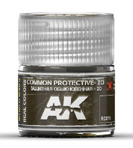 AK Interactive RC70 Real Colors: Common Protective ZO Acrylic Lacquer Paint 10ml Bottle