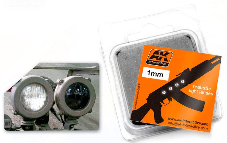 AK Interactive 200 White Light Lenses 1mm (4)