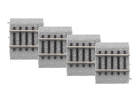 Lionel 8768024 HO Scale Straight Code 83 Roadbed Track - MagneLock -- 1-1/2" 3.8cm pkg(4)