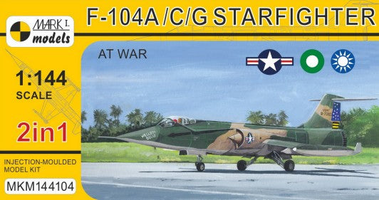Mark 1 Models 144104 1/144 F104A/C/G Starfighter at War (2 in 1)