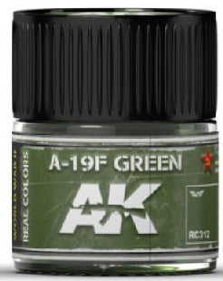 AK Interactive RC312 Real Colors: A19F Grass Green Acrylic Lacquer Paint 10ml Bottle