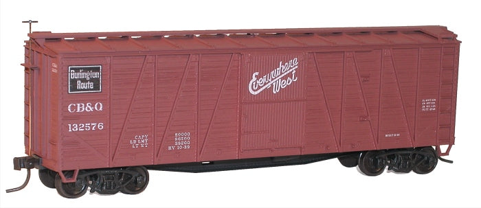 Accurail 41011 Ho 40'Ss Wood Boxcar Burl