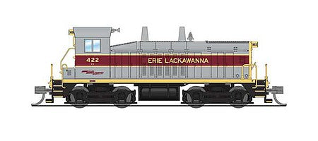 Broadway Limited 3916 N Scale EMD NW2 - Sound and DCC - Paragon4(TM) -- Erie Lackawanna 422 (gray, maroon, yellow)