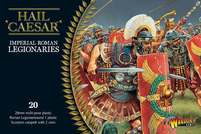 Warlord Games IR01 28mm Hail Caesar: Imperial Roman Legionaries (22) w/Scorpion Catapult (Plastic)