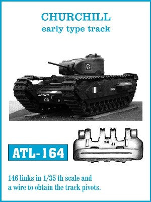 Friulmodel 164 1/35 Churchill Early Track Set (146 Links)