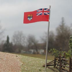 Osborn Models 1111 Ho Canadian Red Ensign Flag 3P