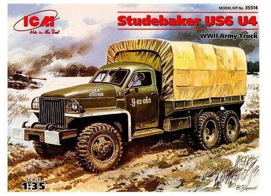 ICM Models 35514 1/35 WWII Studebaker US6 U4 Army Truck