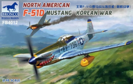 Bronco Models 4012 1/48 F51D Mustang Fighter Korean War