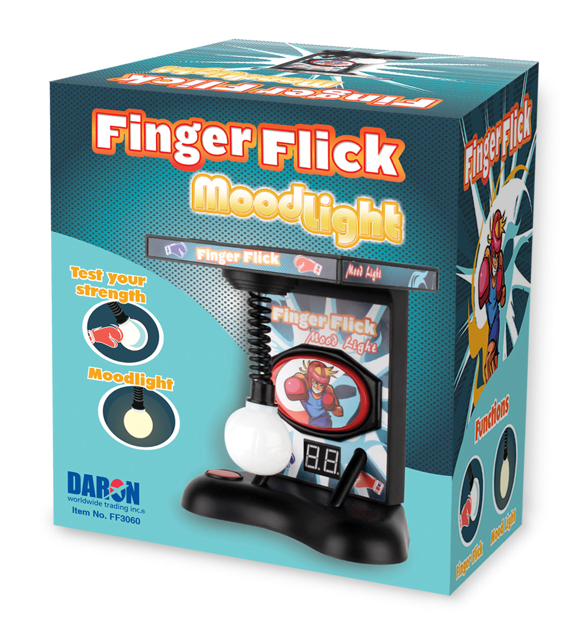 Daron Novelty FF3060 Finger Flick Mood Light