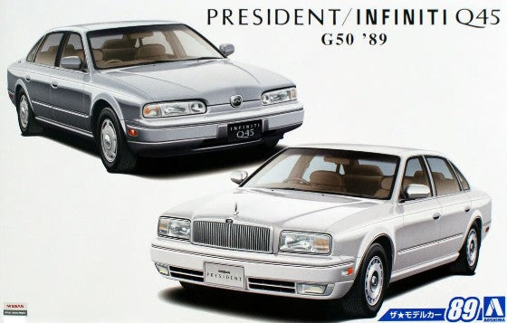 Aoshima 56424 1/24 1989 Nissan G50 President/Infiniti Q45 Car