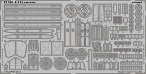 Eduard 72526 1/72 Aircraft- F14A Exterior for HBO(D)