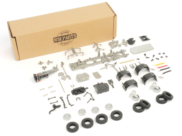 WSI 10-1021 1/50 Scale DAF 6x2 Chassis Model Kit Build you own