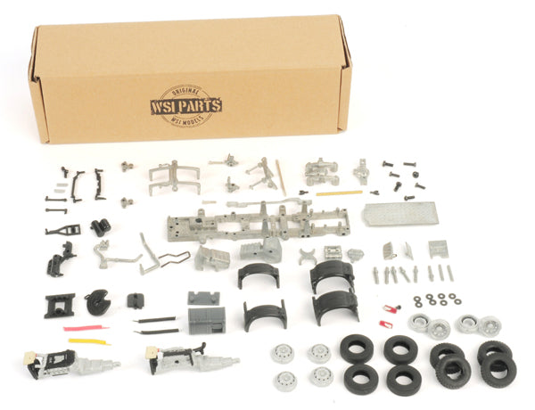 WSI 10-1029 1/50 Scale MAN 6x2 Chassis Model Kit Build you own