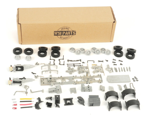 WSI 10-1030 1/50 Scale MAN 6x4 Chassis Model Kit Build you own