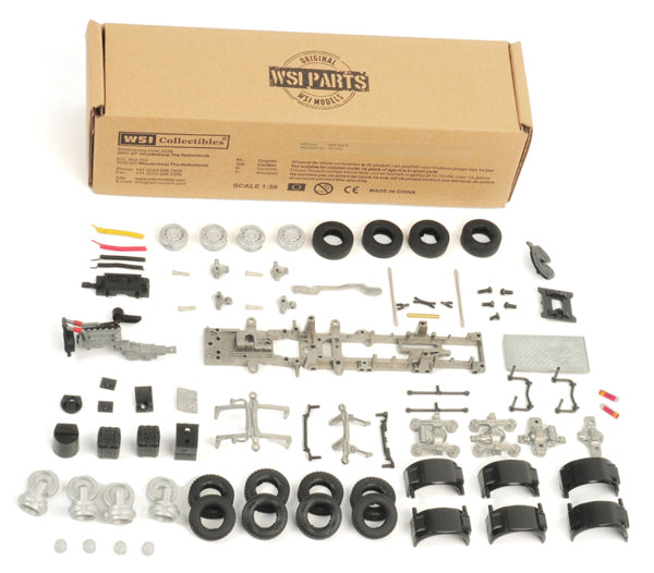 WSI 10-1142 1/50 Scale DAF 8x4 E Chassis Model Kit Build you