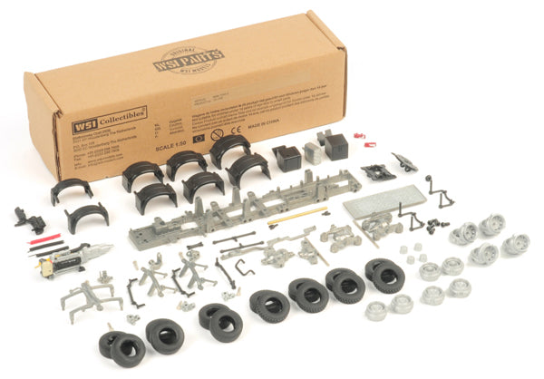 WSI 10-1150 1/50 Scale MAN 10x4 G Chassis Model Kit Build you