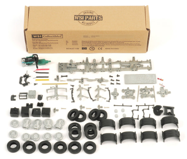WSI 10-1151 1/50 Scale Volvo 10x4 G Chassis Model Kit Build you