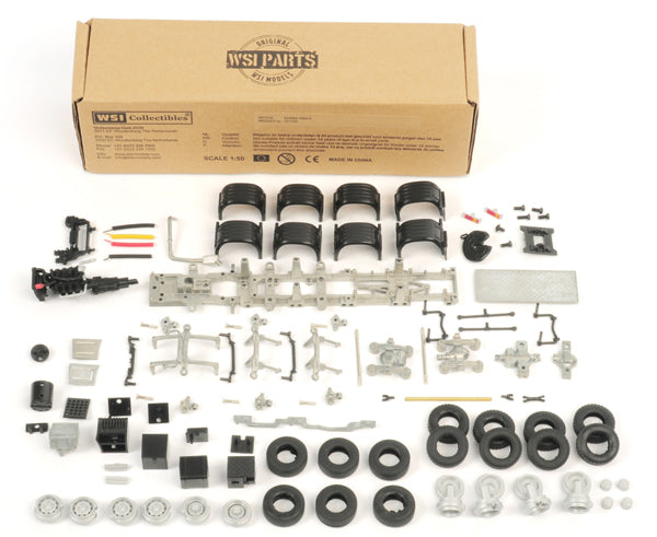 WSI 10-1153 1/50 Scale Scania 10x4 G Chassis Model Kit Build you