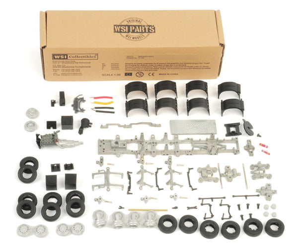 WSI 10-1154 1/50 Scale Mercedes 10x4 G Chassis Model Kit Build you