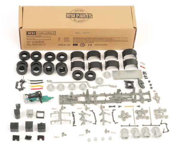 WSI 10-1156 1/50 Scale Volvo 10x4 H Chassis Model Kit Build you