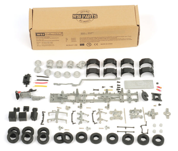 WSI 10-1157 1/50 Scale DAF 10x4 H Chassis Model Kit Build you