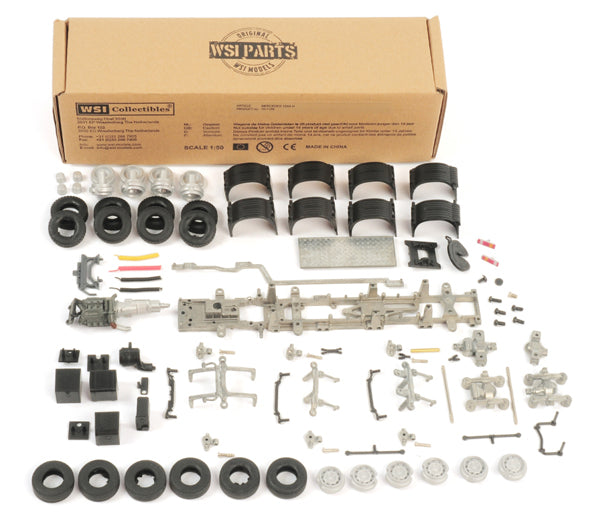 WSI 10-1159 1/50 Scale Mercedes 10x4 H Chassis Model Kit Build you