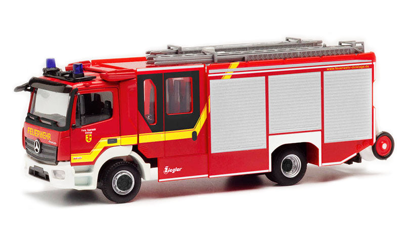 Herpa 95471 1/87 Scale Fire Service - Mercedes-Benz Atego 13 Ziegler Z-Cab