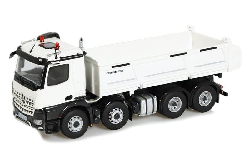 NZG 1/50 Mercedes-Benz Arocs Meiller Kipper 8X4 中古美品 NZG for Mercedes-Benz Arocs 8x4 Halfpipe Tipper truck white 1⁄50 DIECAST  MODEL | eBay