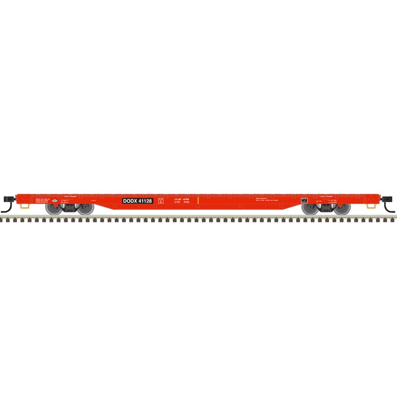 Atlas Trainman 20006470 Ho 68'Flat Car Dofd 41124