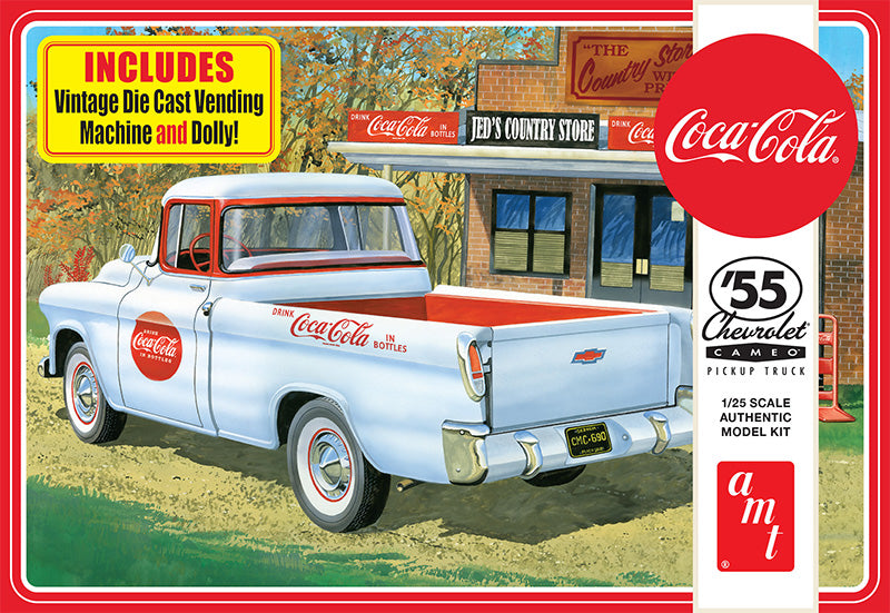 Amt 1094 1/25 Scale Coca-Cola -1955 Chevrolet Cameo Pickup