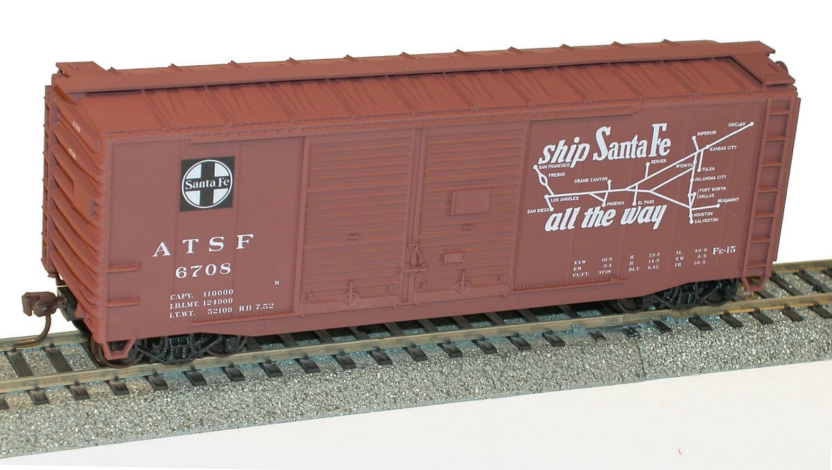 Accurail 80822 Ho Steel Reefer Atsf