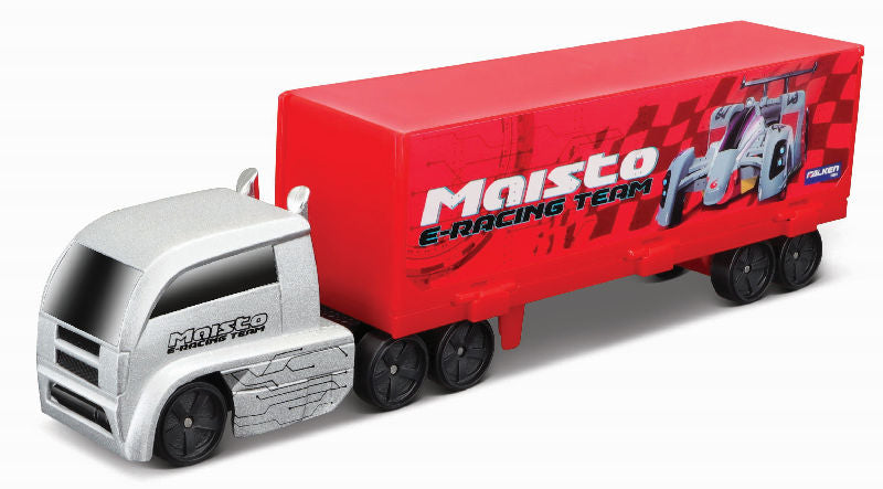 Maisto 11021-S 1/87 Scale Maisto E-Racing Truck and Trailer