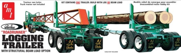 Amt 1103 1/25 Scale Peerless Logging Trailer -