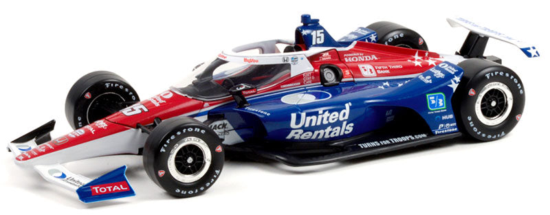 Greenlight 11114 1/18 Scale #15 Graham Rahal - 2021 NTT IndyCar Series