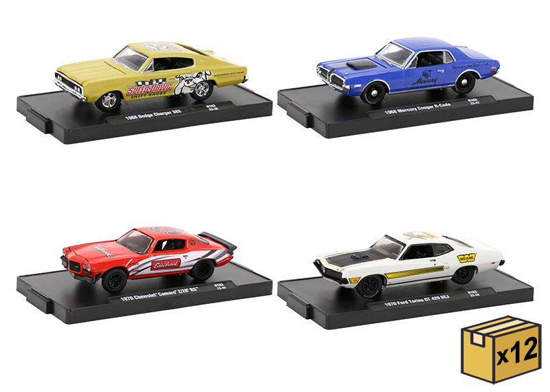 M2Machines 11228-103-MASTER 1/64 Scale Auto-Drivers Release 103 - 48-Piece Master Case Twelve
