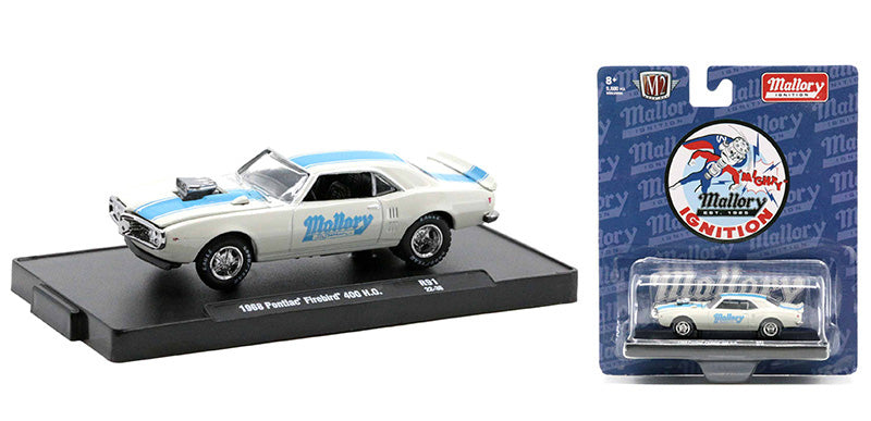 M2Machines 11228-91-C 1/64 Scale Mallory - 1968 Pontiac Firebird 400 H.O.