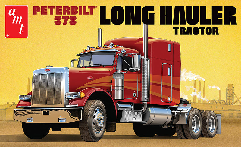 Amt 1169 1/24 Scale Peterbilt 378 Long Hauler Semi Tractor