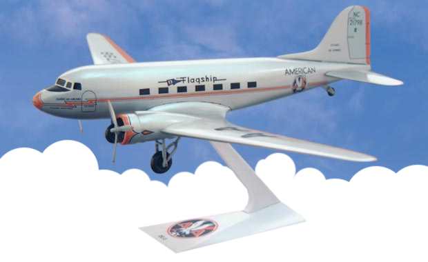 Flight Miniatures LP5329 Dc-3 American 1/100