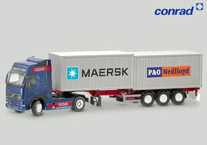 Conrad 46124-01 1/50 Scale Volvo Fh16 And Nooteboom Flexitrailer