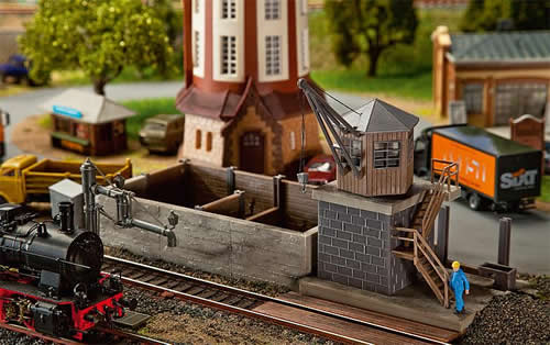 Faller 120128 HO Scale Small Loco Servicing Set w/Servo Drive -- Kit