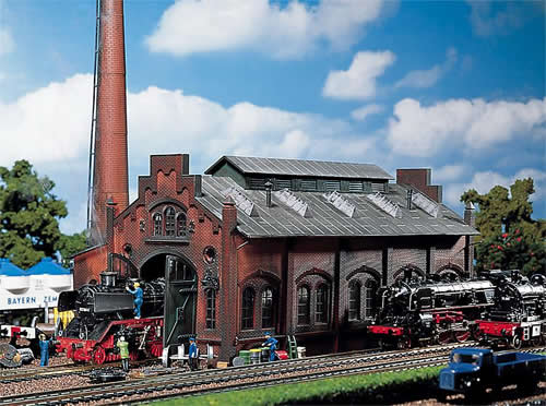 Faller 120159 HO Scale Back Shop -- 10-3/8 x 6" 26.4 x 15.2cm