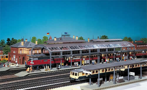 Faller 120180 HO Scale Passenger Station Canopy, Bonn -- 11-7/8 x 7" 30.2 x 17.8cm