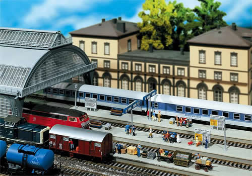 Faller 120197 HO Scale Platform Extension -- For #272-120199; 19-1/2 x 1-1/2 x 2-5/8" 48.6 x 3.8 x 6.7cm
