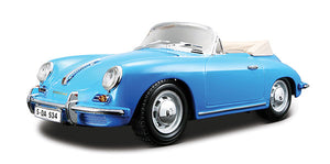 Bburago 12025BL 1/18 Scale 1961 Porsche 356B Cabriolet / Convertible