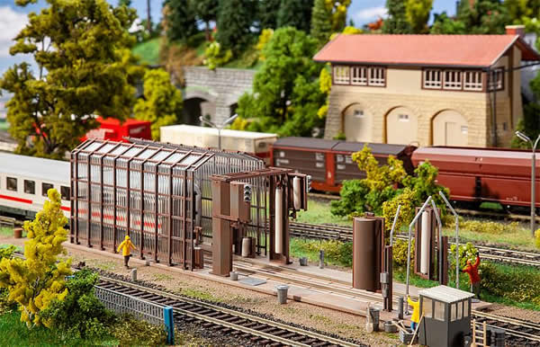 Faller 120310 HO Scale Train Washing System -- Kit - 13-5/16 x 2-1/2 x 3" 34.4 x 6.3 x 7.7cm