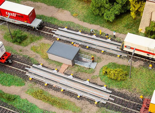 Faller 120320 HO Scale Freight Car Yard Retarders with Operator's Shanty -- Laser-Cut Kit - Retarders: 8-1/2 x 2 x 1/4" 21.5 x 5 x .6cm