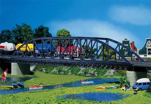 Faller 120482 HO Scale Arched Bridge -- 22-9/16" 56.4cm Long