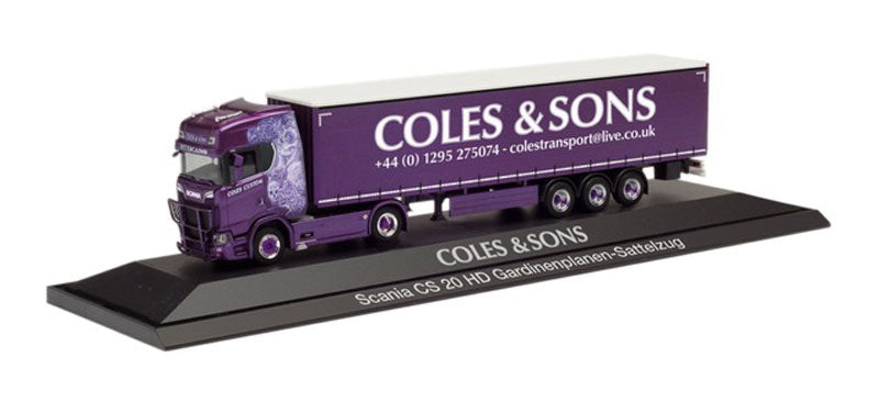 Herpa 122108 1/87 Scale Coles & Sons - Scania CS 20 HD