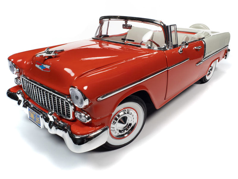 American Muscle 1265 1/18 Scale 1955 Chevrolet Bel Air Convertible
